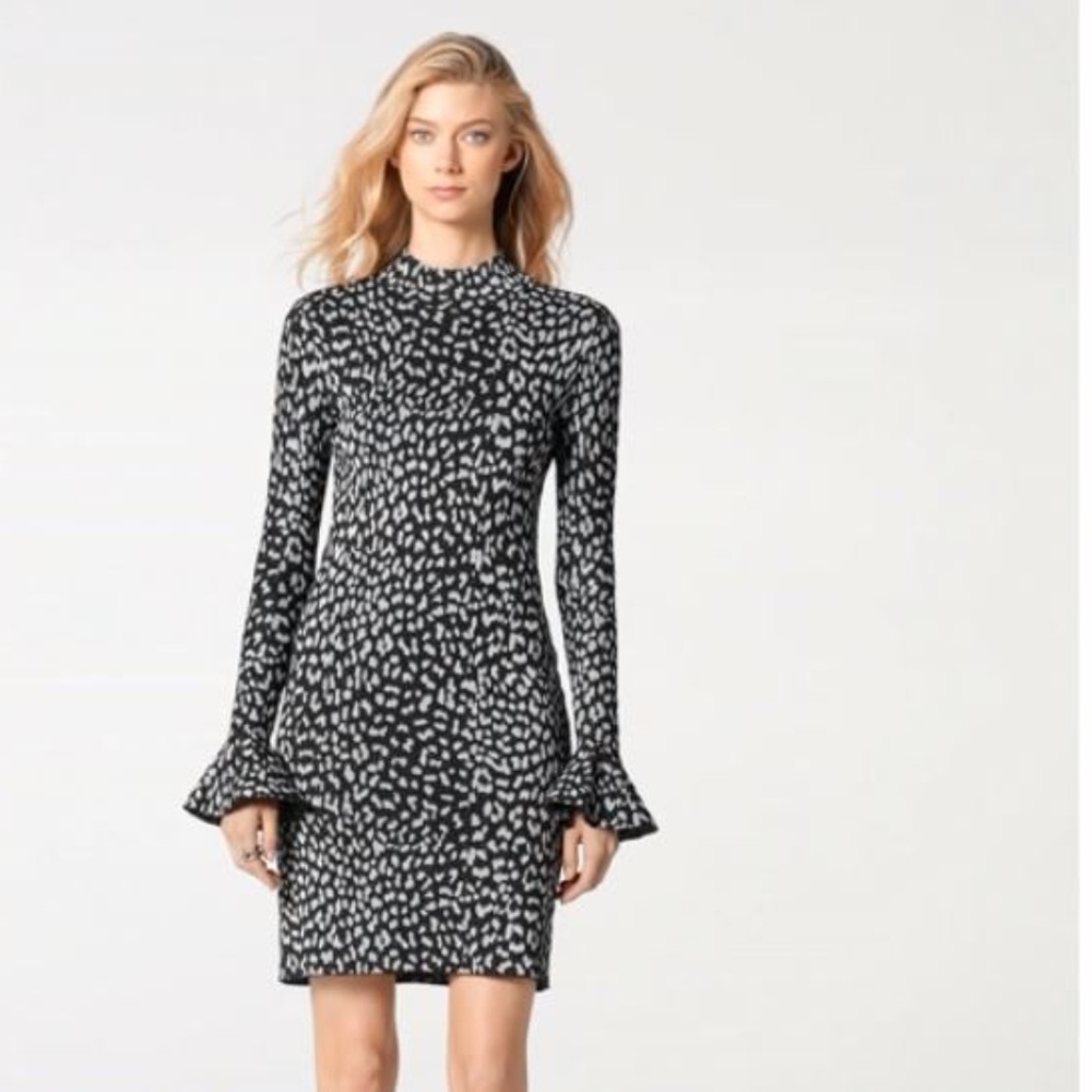 MICHAEL KORS Gorgeous Leopard Jacquard Dress